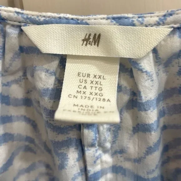 H&M Blue and White Maxi Dress - Picture 3 of 6